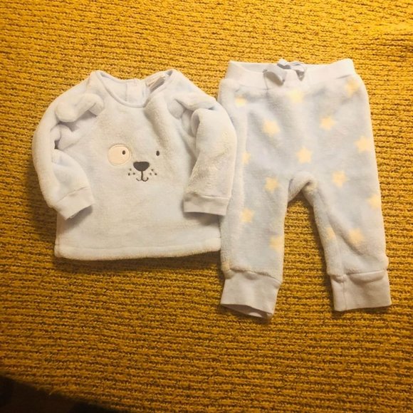 Absorba Pale Blue Set 3-6M - Picture 1 of 6